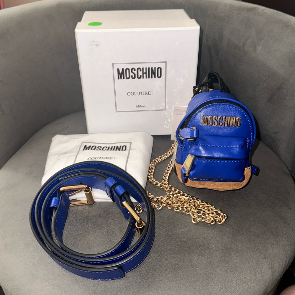 Moshino couture belt bag